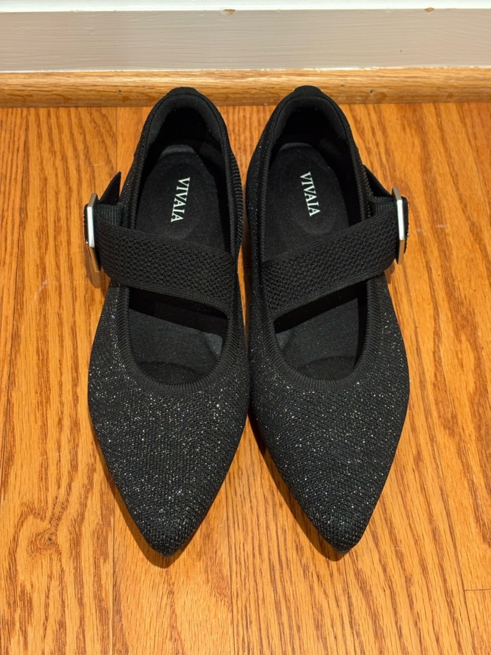 Vivaia Maria Pointed Toe Mary Jane Flats Women’s Sz 37.5 (US 7)